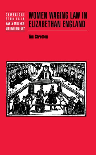 Women waging law in Elizabethan England Cover