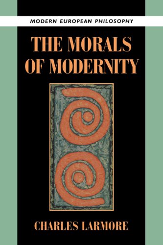 The morals of modernity Cover