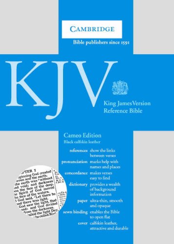 KJV Comeo Reference Edition (Black Calfskin Leather, Black Letter, Dictionary) Cover