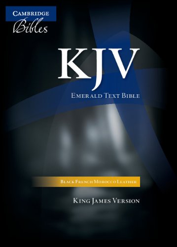 KJV Standard Text Edition (Black French Morocco Leather) Cover