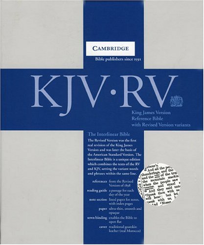 King James Version and the Revised Version (Black Goatskin Leather) Cover