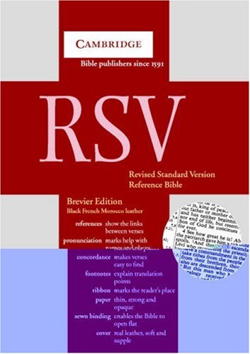 RSV Brevier Reference Edition Black French Morocco RSV353 Cover