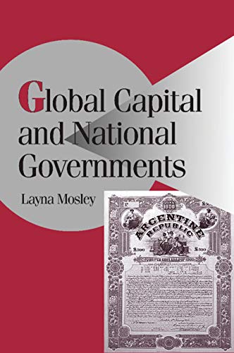 Global Capital and National Governments Cover