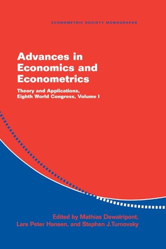 Advances in Economics and Econometrics Cover