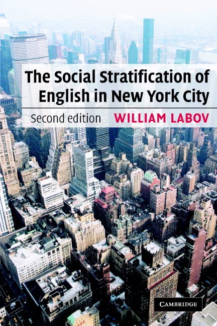 The Social Stratification of English in New York City Cover