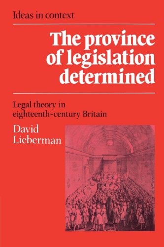 The Province of Legislation Determined Cover