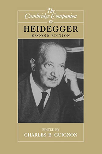 The Cambridge companion to Heidegger Cover
