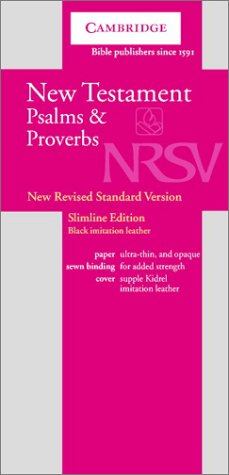 NRSV New Testament with Psalms and Proverbs Black Imitation NRNT1 Cover
