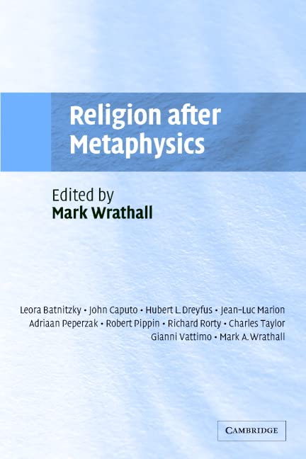 Religion after Metaphysics Cover