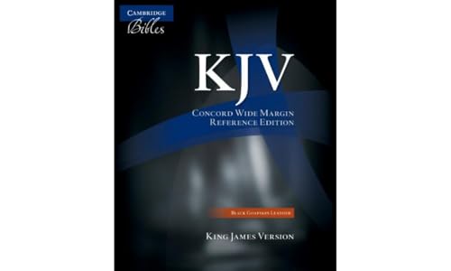 KJV Concord Wide-Margin Black Goatskin KWM266 Cover