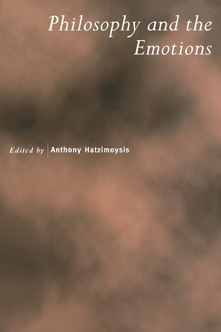 Philosophy and the emotions Cover