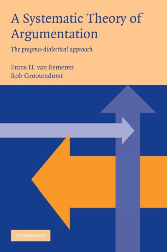 A systematic theory of argumentation Cover