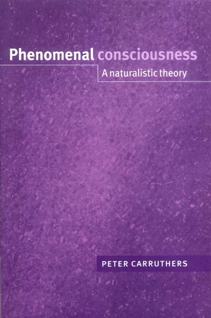 Phenomenal Consciousness Cover