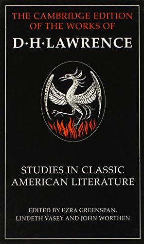 Studies in classic American literature Cover