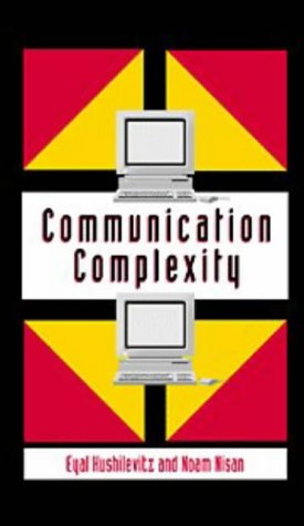 Communication complexity Cover