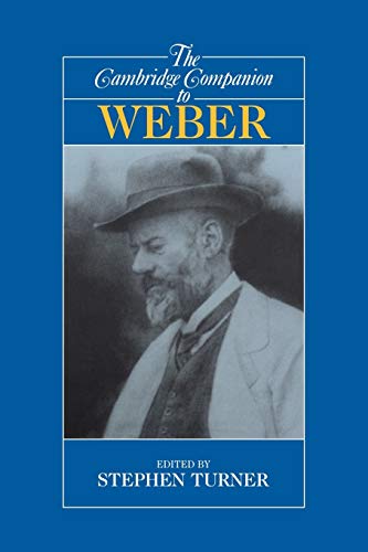 The Cambridge companion to Weber Cover