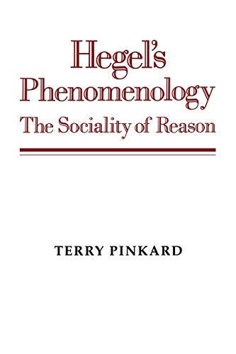 Hegel's Phenomenology Cover