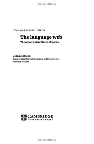 The language web Cover