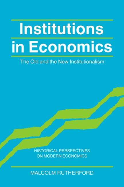 Institutions in Economics Cover