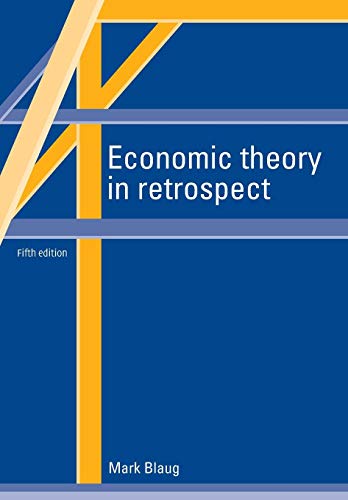 Economic theory in retrospect Cover