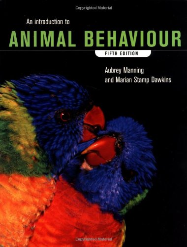 An introduction to animal behaviour Cover