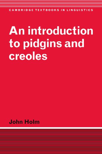 An introduction to pidgin and creoles Cover