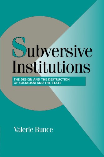 Subversive institutions Cover