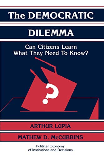 The democratic dilemma Cover