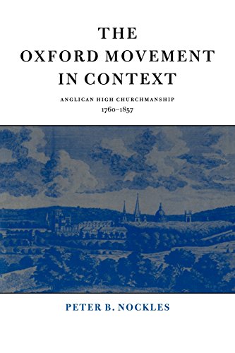 The Oxford Movement in Context Cover