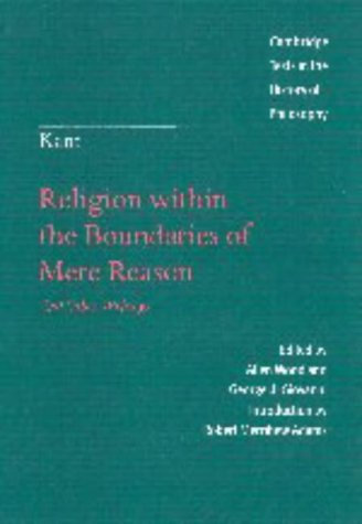Religion within the boundaries of mere reason and other writings Cover