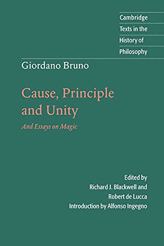 Cause, principle, and unity Cover