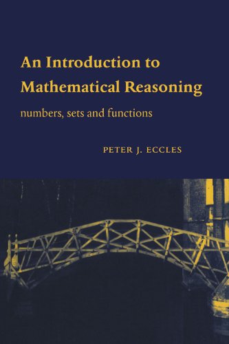 An introduction to mathematical reasoning Cover