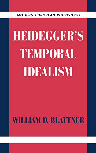 Heidegger's temporal idealism Cover