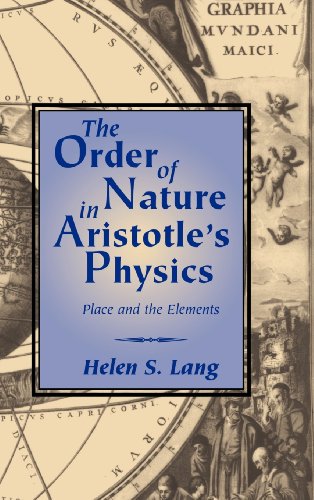 The order of nature in Aristotle's physics Cover
