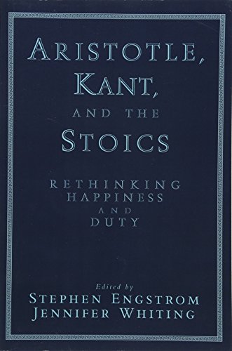 Aristotle, Kant, and the Stoics Cover