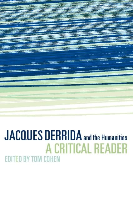 Jacques Derrida and the humanities Cover