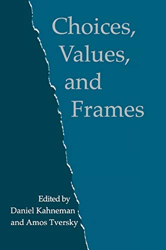 Choices, Values, and Frames Cover
