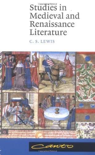 Studies in medieval and Renaissance literature Cover