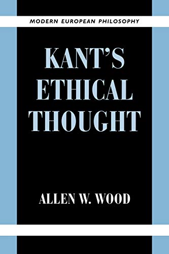Kant's ethical thought Cover