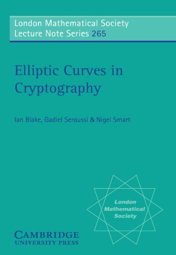 Elliptic curves in cryptography Cover