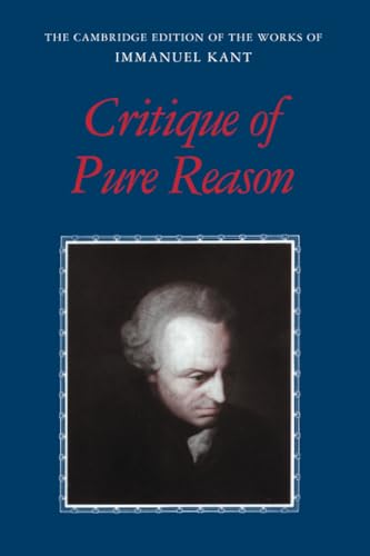 Critique of Pure Reason (The Cambridge Edition of the Works of Immanuel Kant) Cover