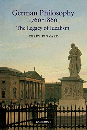 German Philosophy 1760-1860 Cover