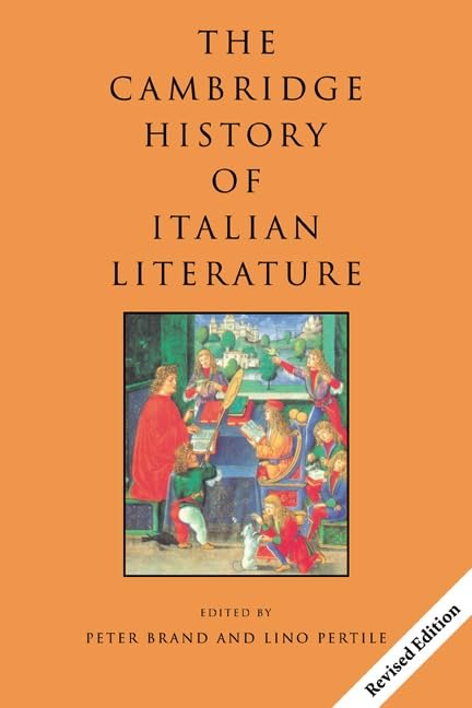 The Cambridge history of Italian literature Cover