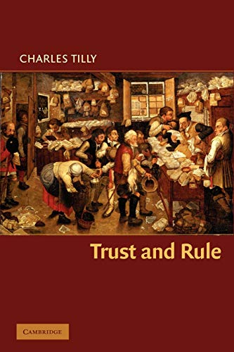 Trust and Rule (Cambridge Studies in Comparative Politics) Cover