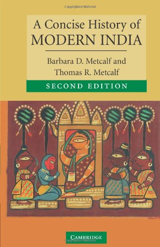 A Concise History of Modern India (Cambridge Concise Histories) Cover