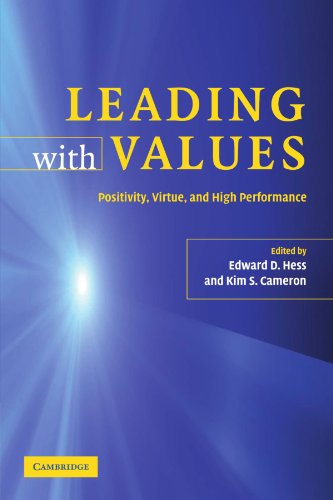 Leading with values Cover