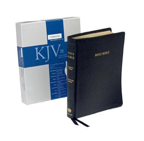 KJV Concord Wide-Margin Reference Black French Morocco KJ263WM Cover