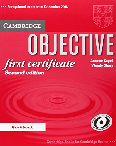 Objective First Certificate Workbook Cover