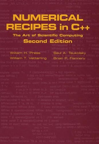 Numerical Recipes in C++ Cover