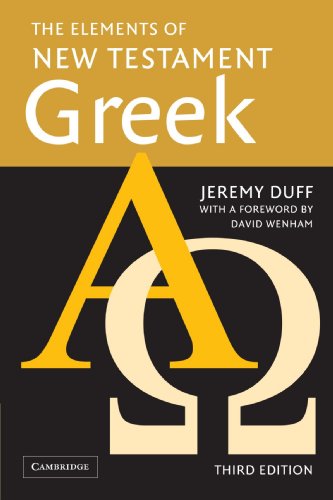 The Elements of New Testament Greek Cover